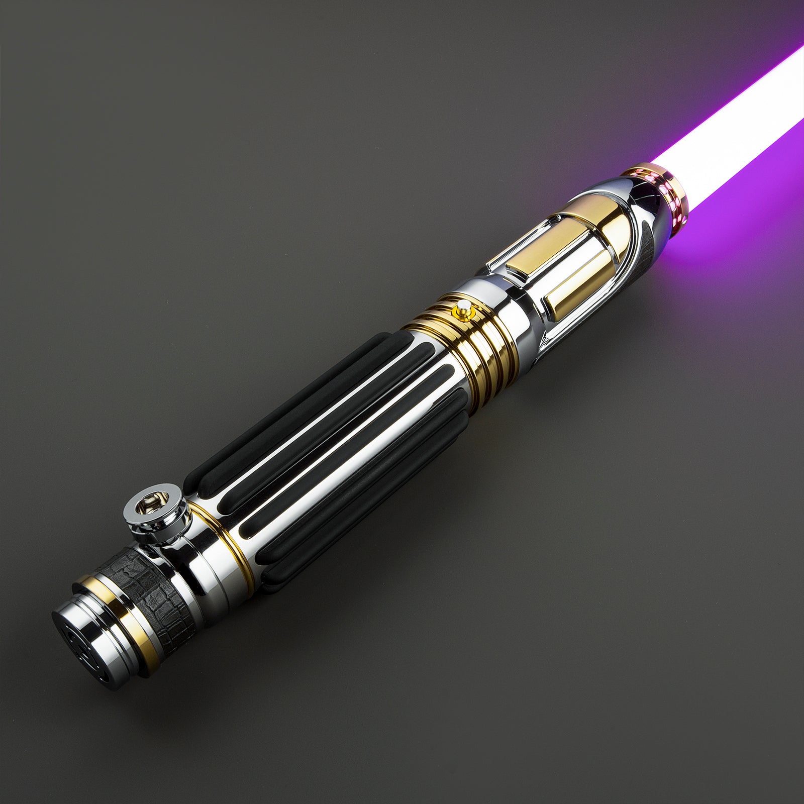 Famous Mace Windu lightsaber with sleek hilt and purple blade – Battle Sabers