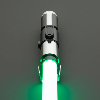 Premium Master Yoda lightsaber with elegant hilt and glowing blade – Battle Sabers