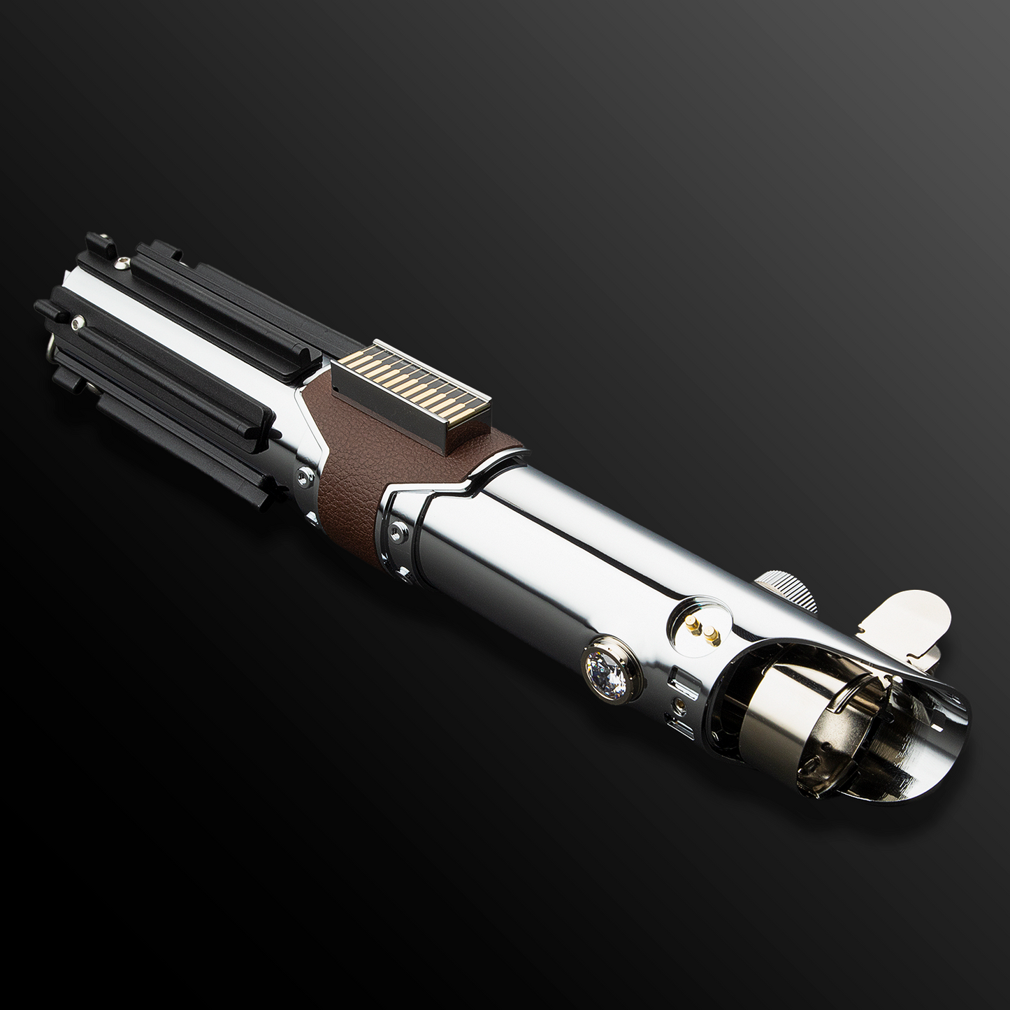 Premium Rey Skywalker lightsaber with detailed hilt design – Battle Sabers