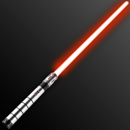 Knight Light Saber glowing brightly in a dark setting - Battle Sabers