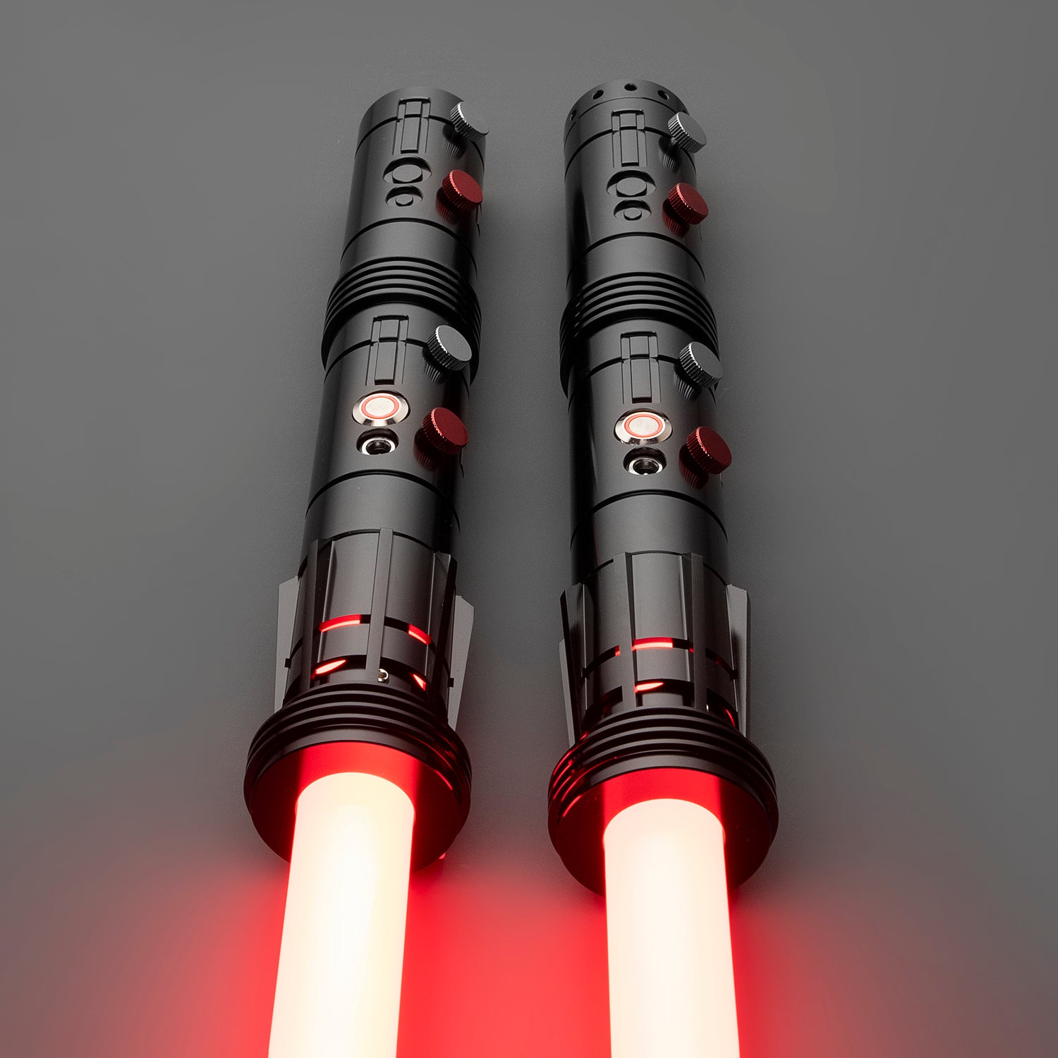 "Maul Themed" Dual Sided Light Saber - Black - Battle Sabers