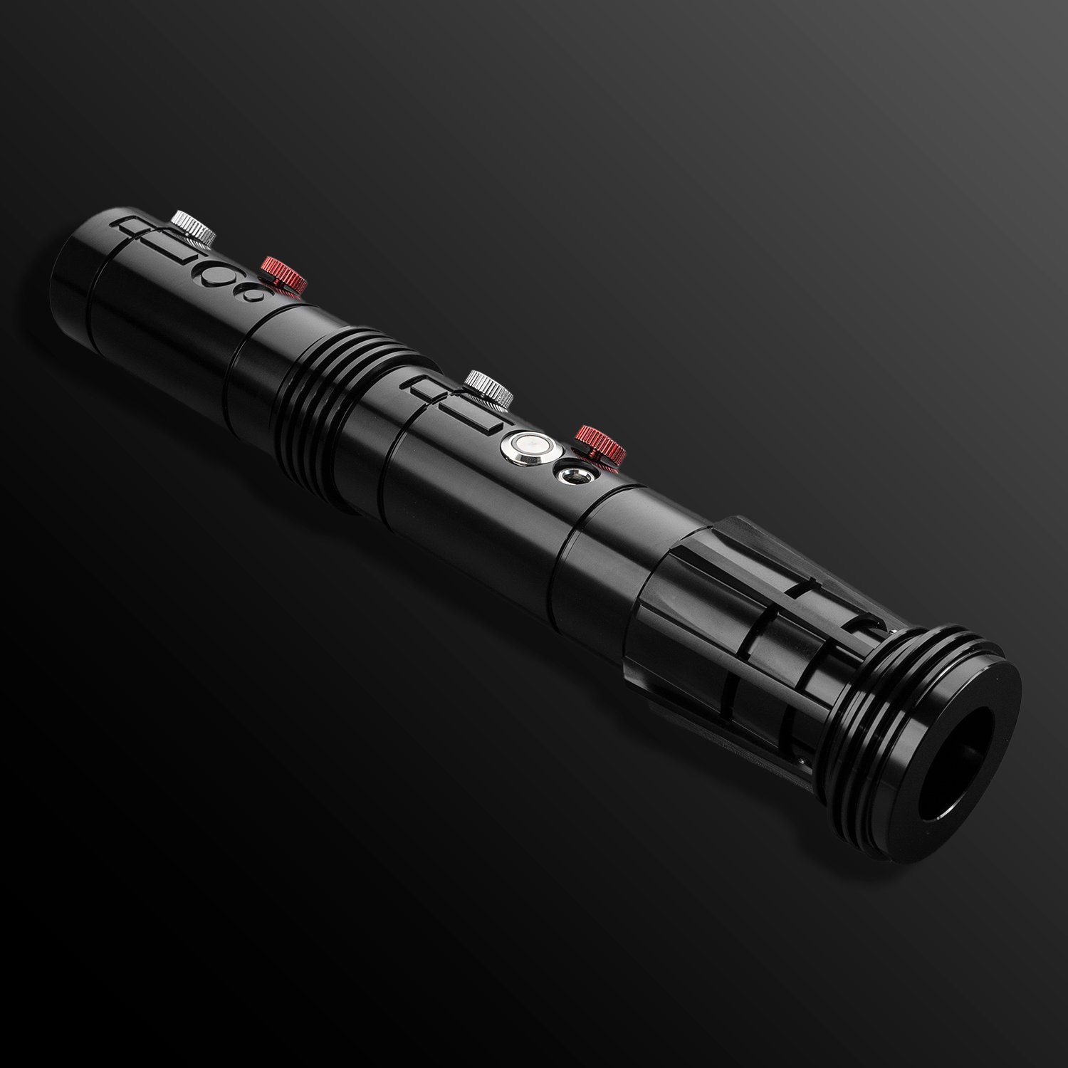 "Maul Themed" Dual Sided Light Saber - Black - Battle Sabers