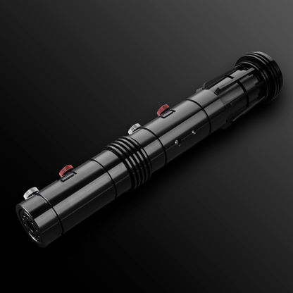 "Maul Themed" Dual Sided Light Saber - Black - Battle Sabers