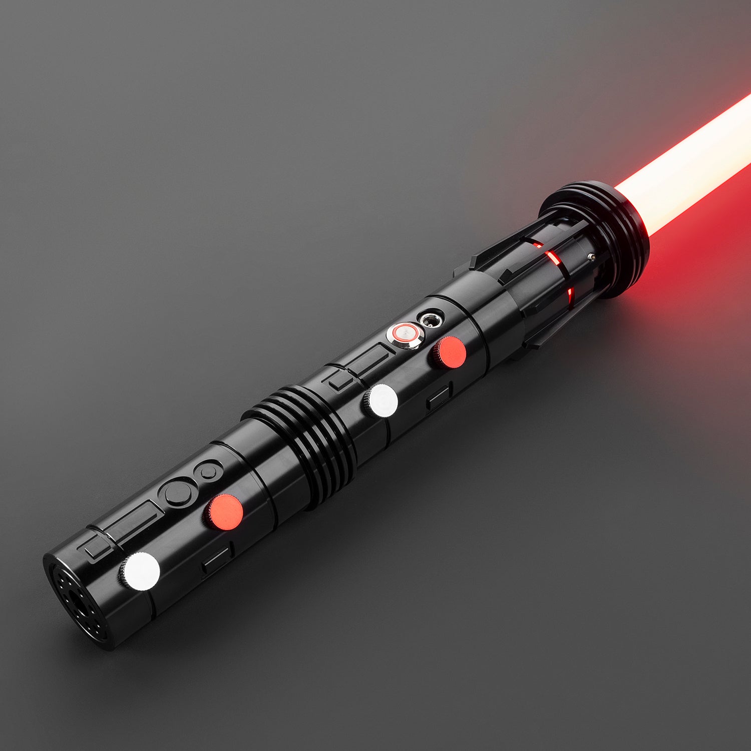 "Maul Themed" Dual Sided Light Saber - Black - Battle Sabers