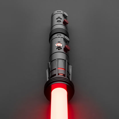 "Maul Themed" Dual Sided Light Saber - Black - Battle Sabers