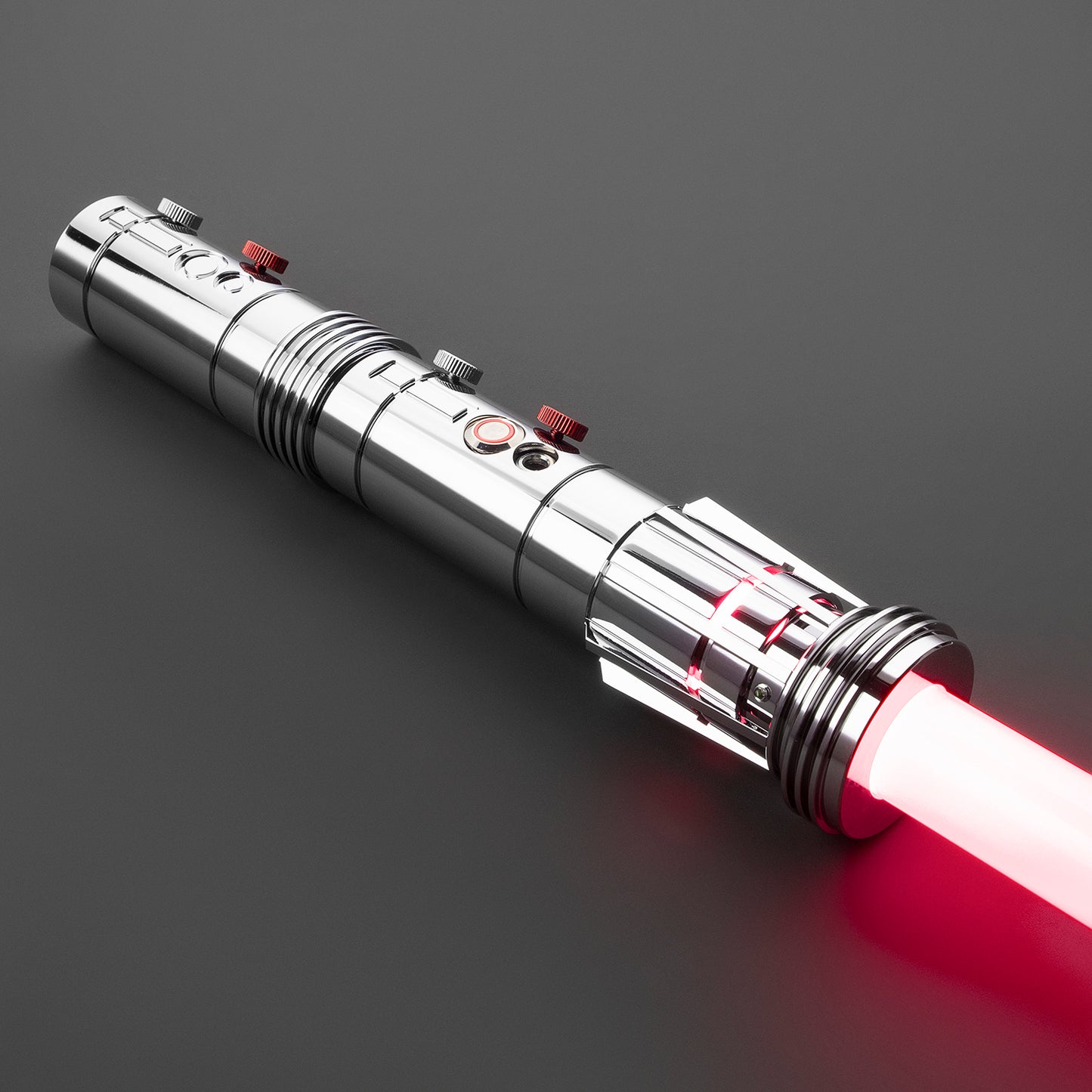 Maul Themed Dual Sided Light Saber - Silver - Battle Sabers