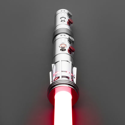 Maul Themed Dual Sided Light Saber - Silver - Battle Sabers