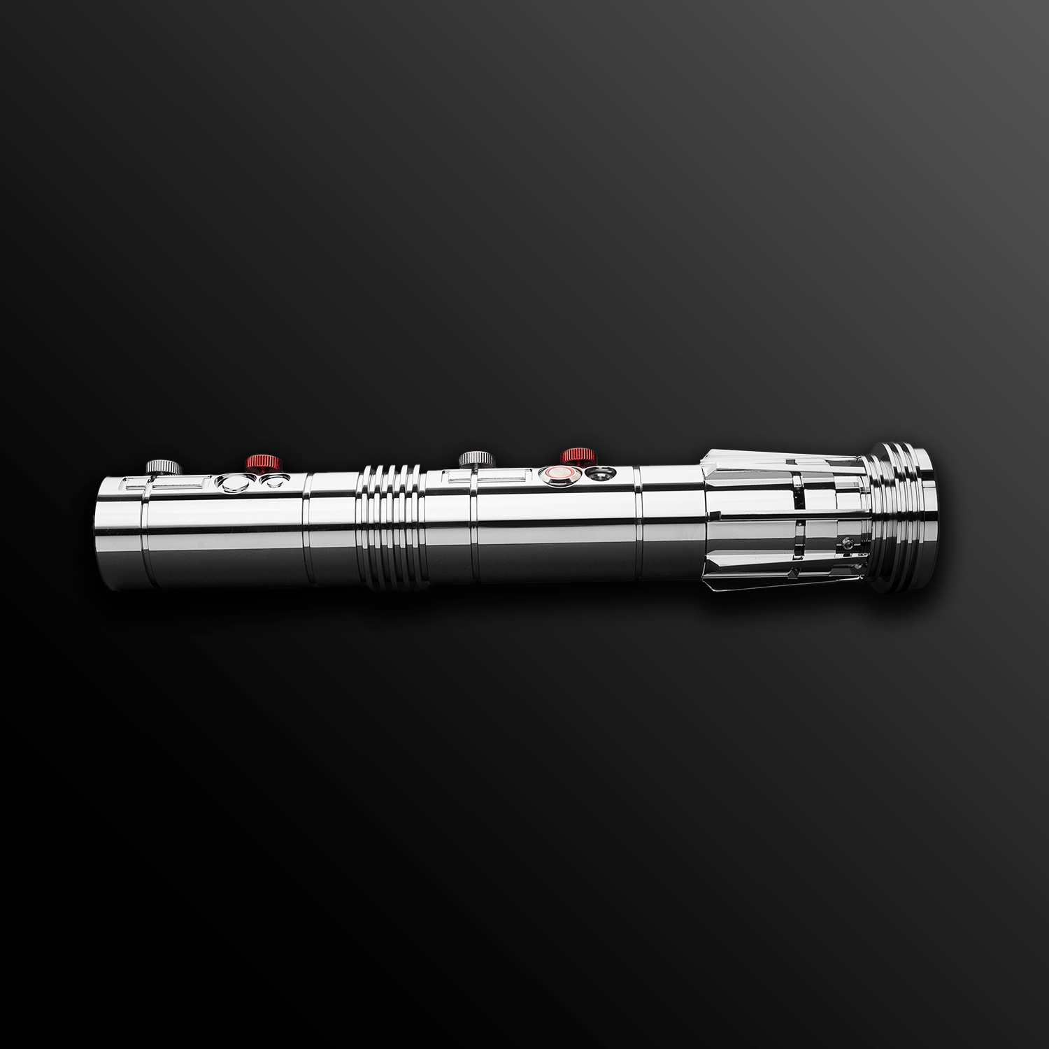 Maul Themed Dual Sided Light Saber - Silver - Battle Sabers