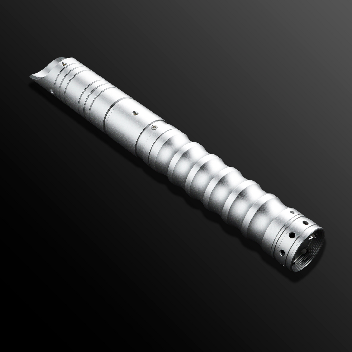 Commander Light Saber with polished silver hilt - Battle Sabers