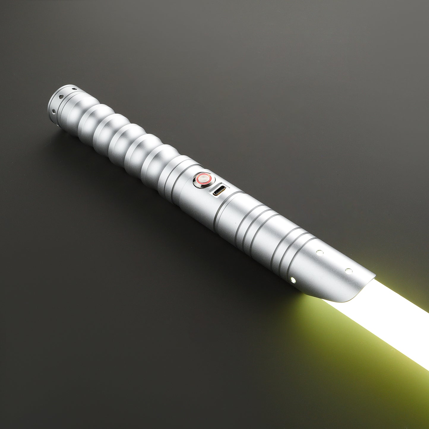 Illuminated Commander Light Saber glowing in the dark - Battle Sabers