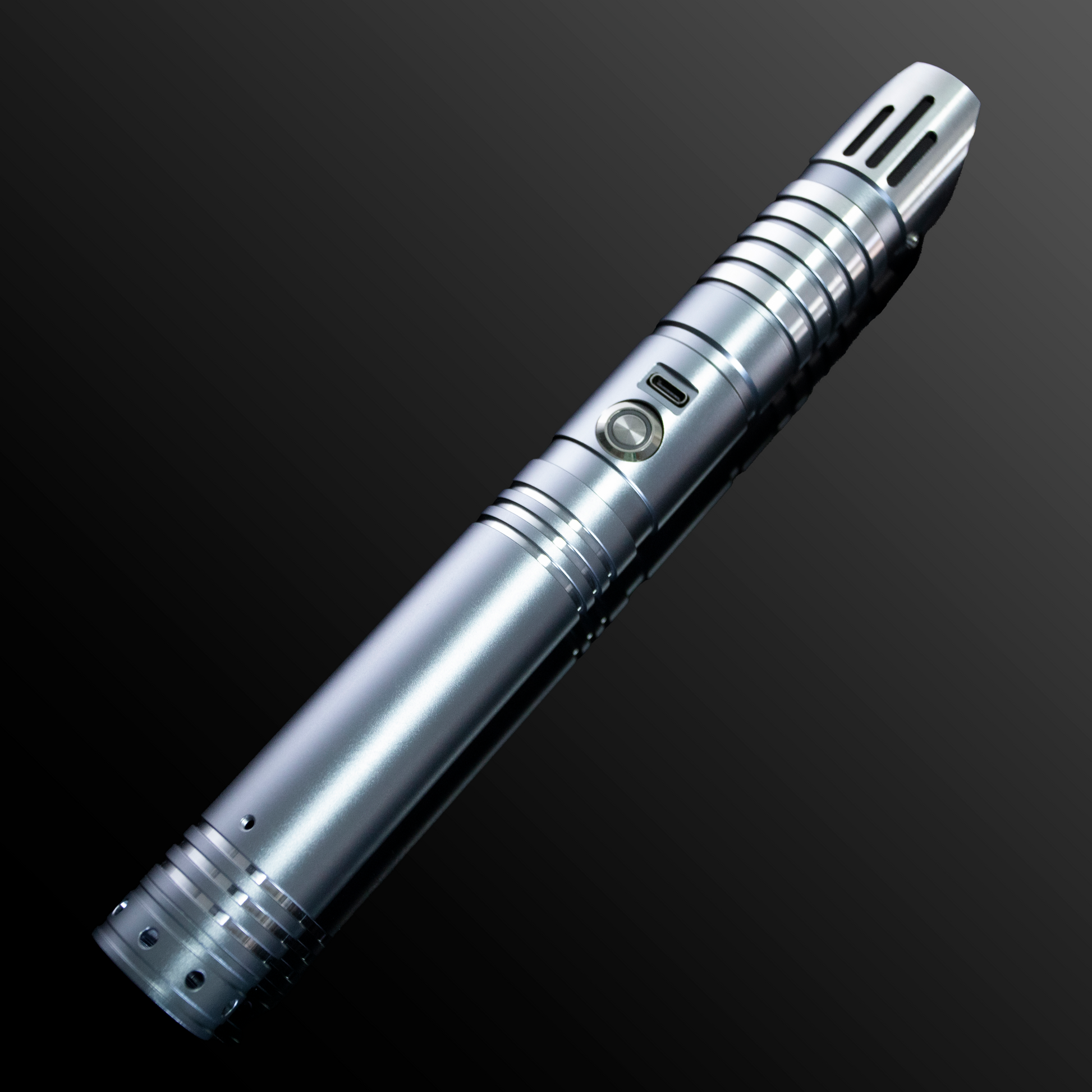 Close-up of Protector Light Saber’s illuminated energy core - Battle Sabers