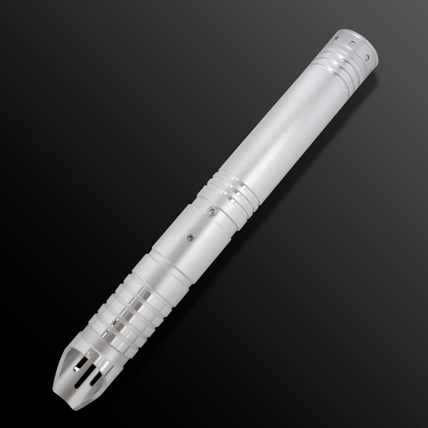 Protector Light Saber glowing brightly in a dim room - Battle Sabers