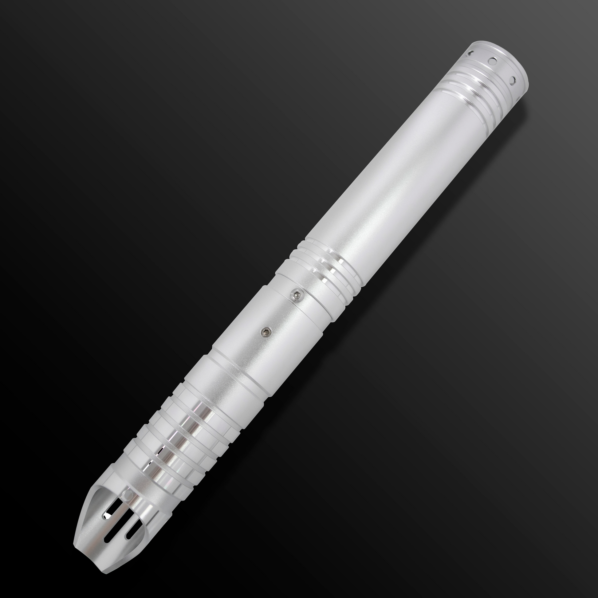Protector Light Saber glowing brightly in a dim room - Battle Sabers