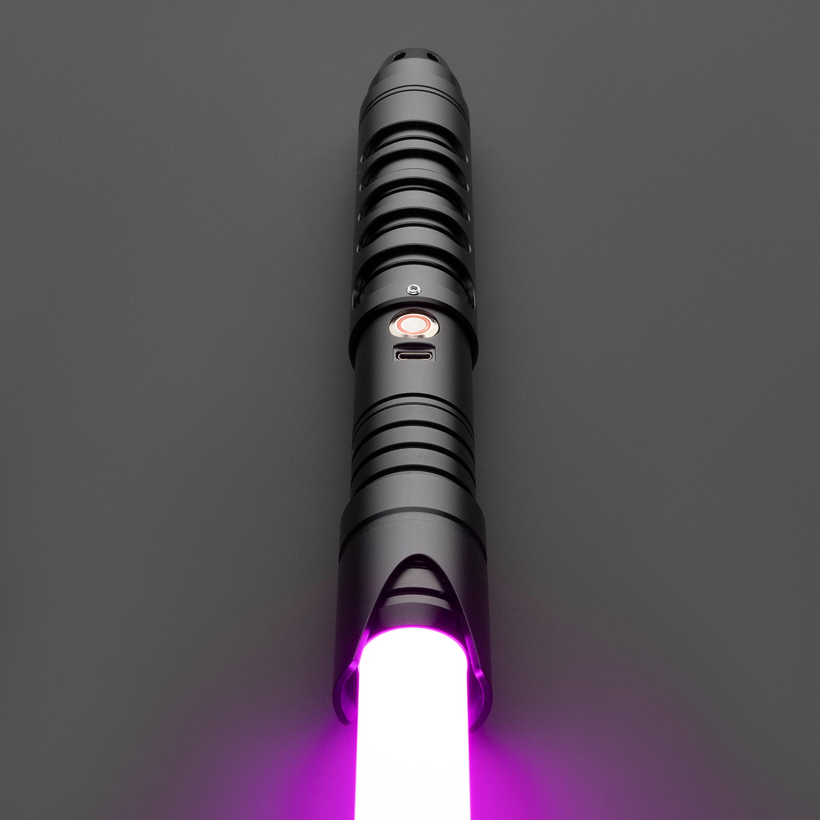 Cassian Light Saber with vibrant orange glow - Battle Sabers