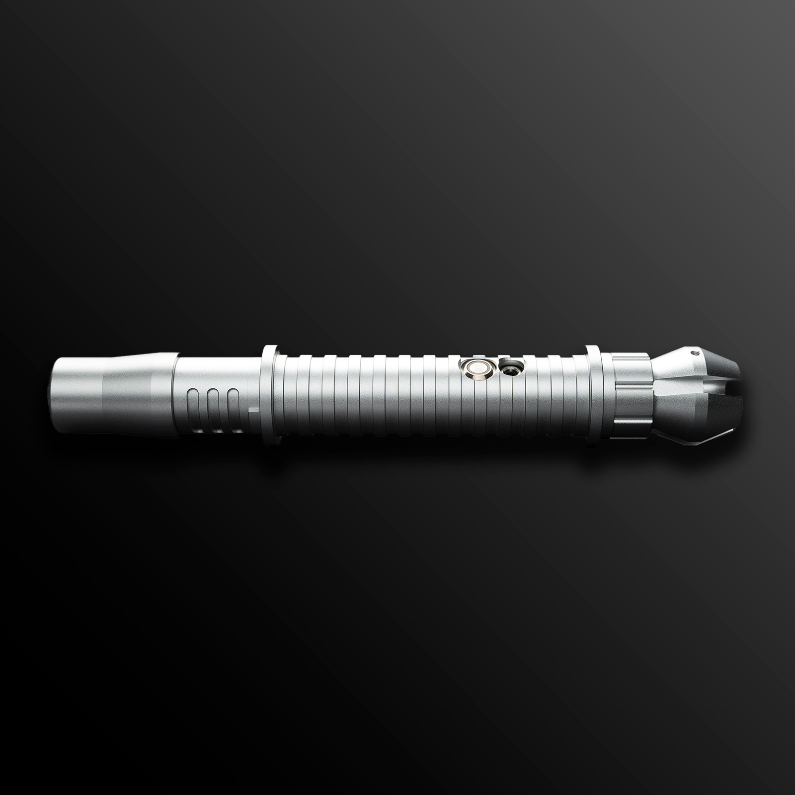 Close-up of Electrum Light Saber’s glowing energy core - Battle Sabers