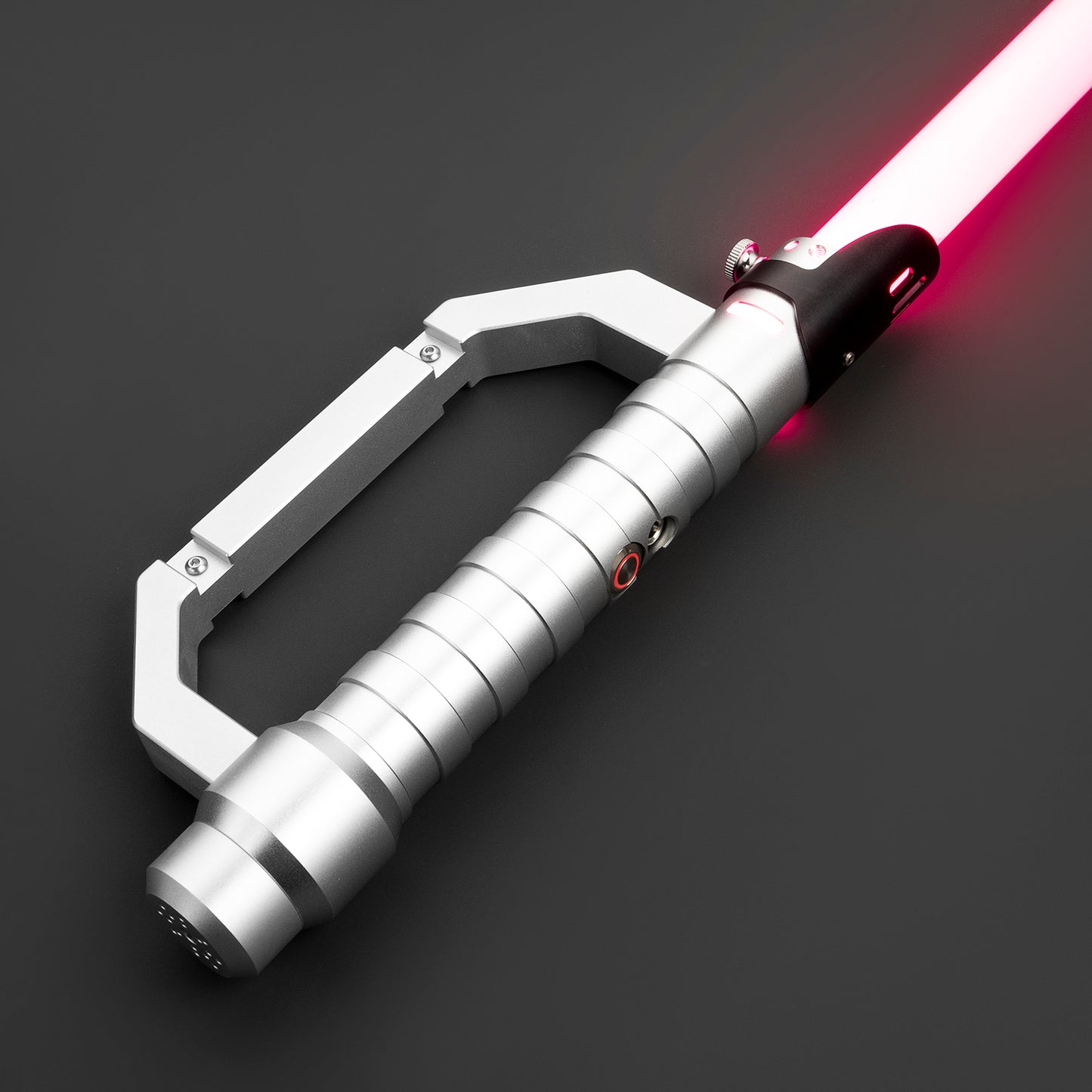 Cutlass Light Saber showcasing a unique curved grip - Battle Sabers