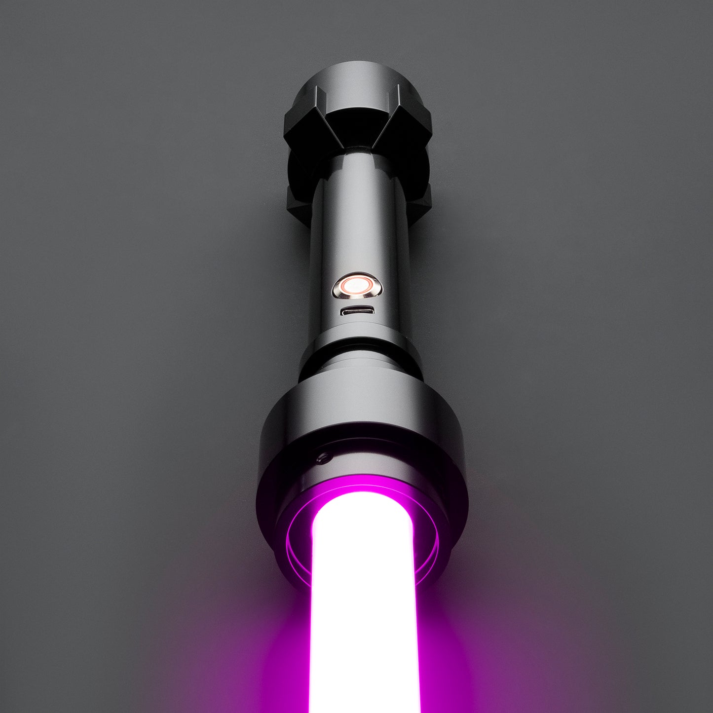 Elegant metal hilt of the Argo Light Saber with premium finish - Battle Sabers