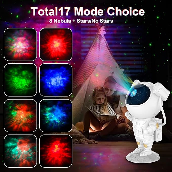 Astronaut Galaxy Star Projector Starry Night Light