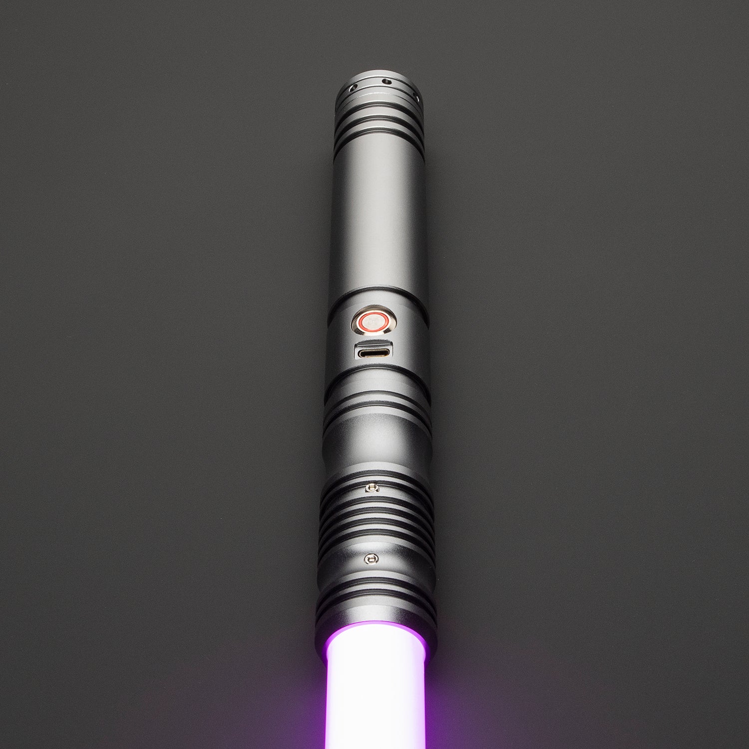 Solari Light Saber with sleek silver design - Battle Sabers