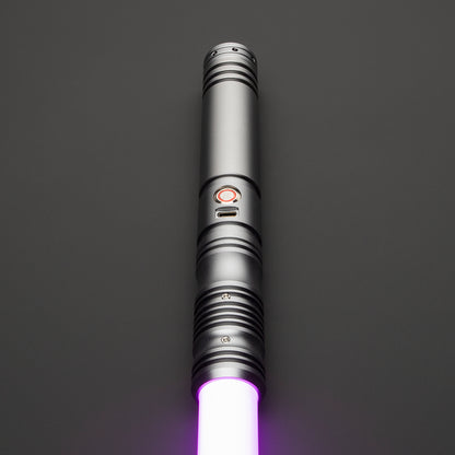 Solari Light Saber with sleek silver design - Battle Sabers