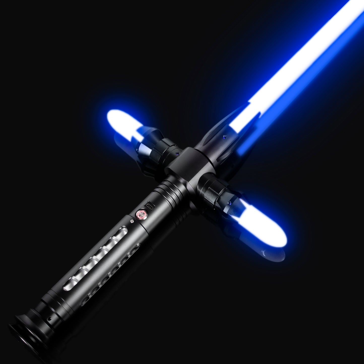 Sith Lord Crossguard Long Light Saber - Battle Sabers