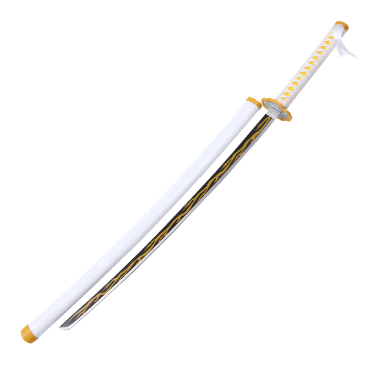 DEMON SLAYER - Zenitsu Agatsuma LED Sword - Yellow Nichirin Katana - Battle Sabers