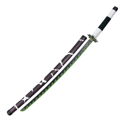 Sanemi Shinazugawa sword green katana - Battle Sabers