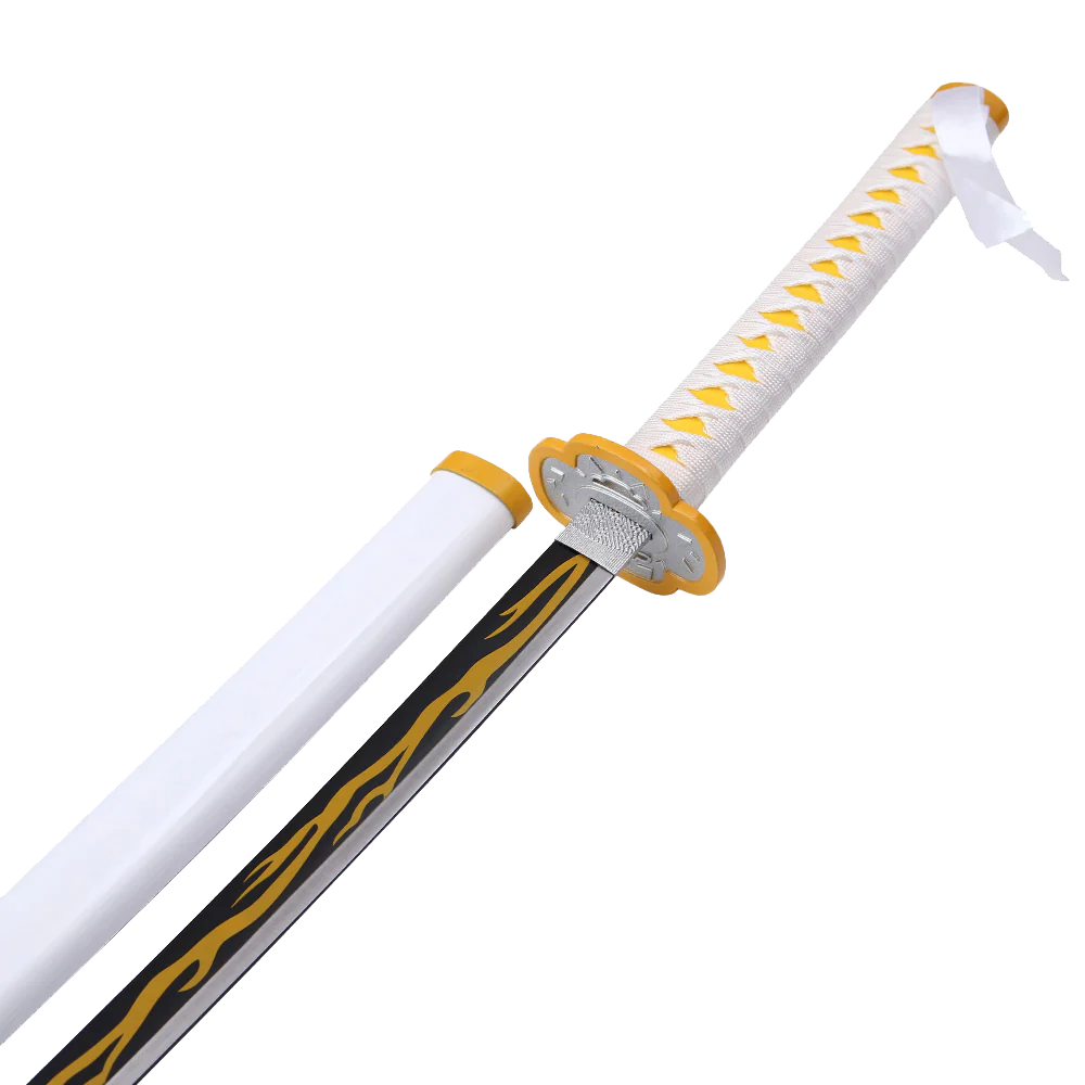 DEMON SLAYER - Zenitsu Agatsuma LED Sword - Yellow Nichirin Katana - Battle Sabers