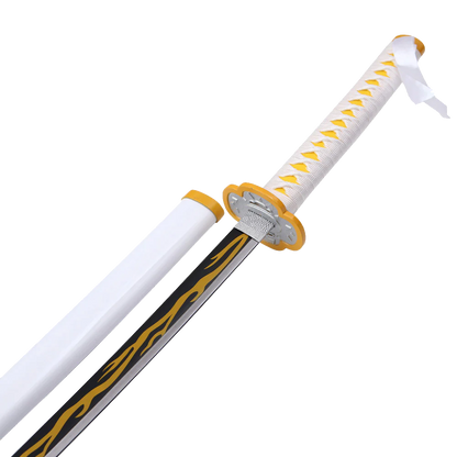 DEMON SLAYER - Zenitsu Agatsuma LED Sword - Yellow Nichirin Katana - Battle Sabers